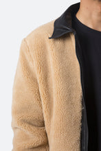 Load image into Gallery viewer, Sherpa Bomber Jacket - Tan