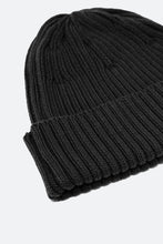 Load image into Gallery viewer, Ribbed Beanie - Black
